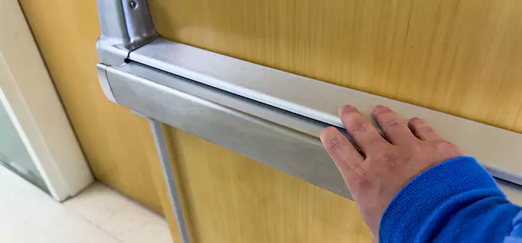 Installing a Push Bar on a Door El Dorado Hills